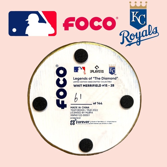 Royals Foco Bobblehead Whit Merrifield - Picture 5 of 5